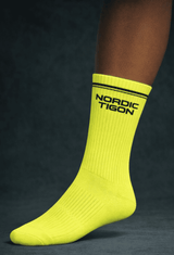 Velocity Compression Socks - Mid - Flash Yellow - Unisex