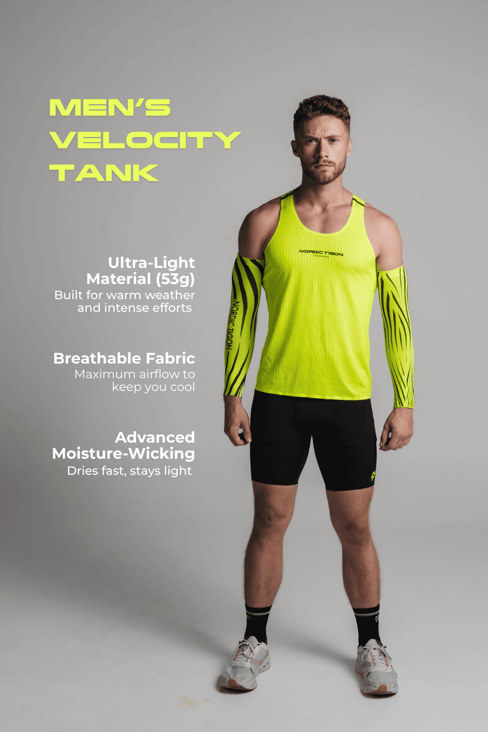 Men's Velocity Tank - Flash Yellow