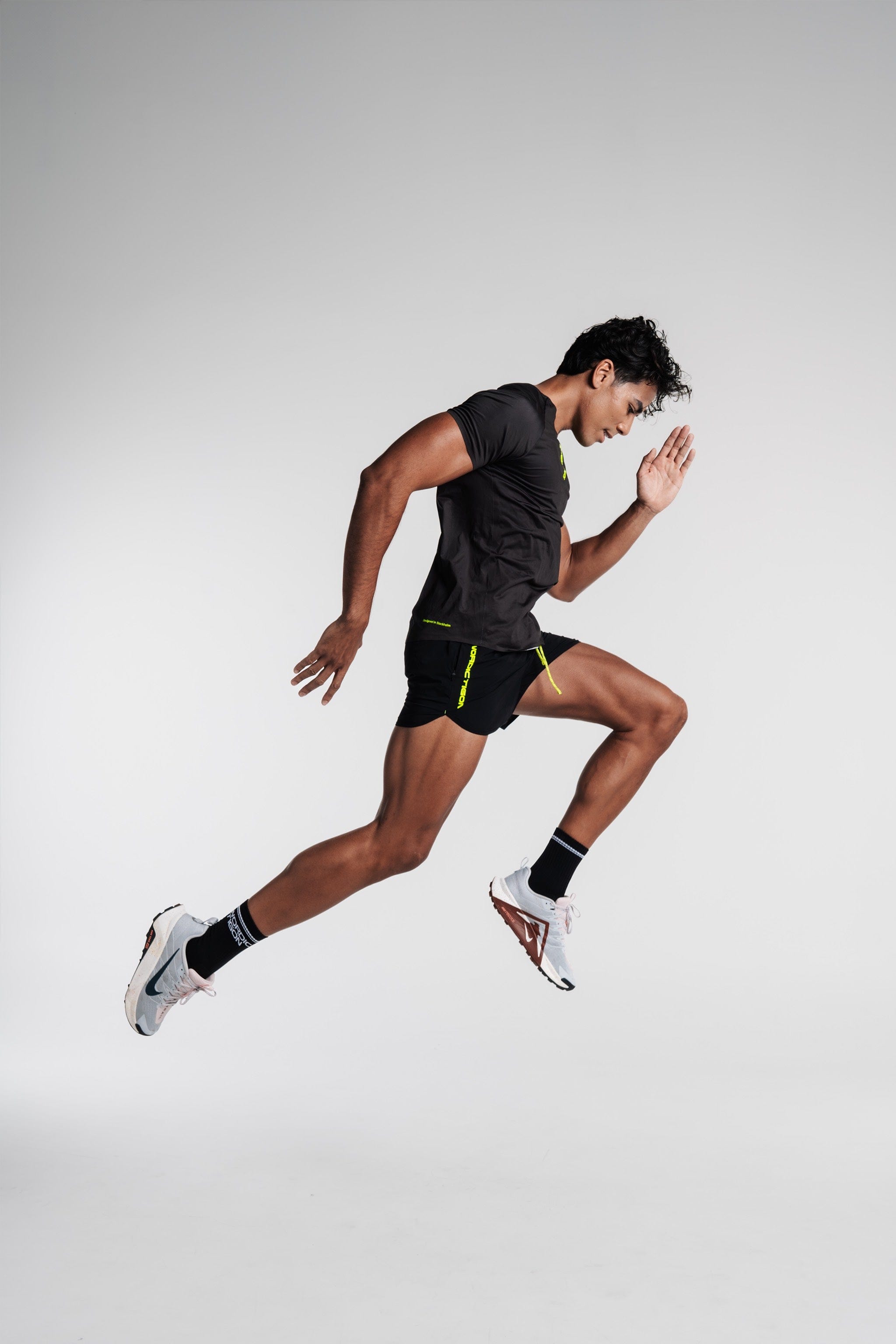 Velocity Compression Socks - Mid - Charcoal Black - Unisex