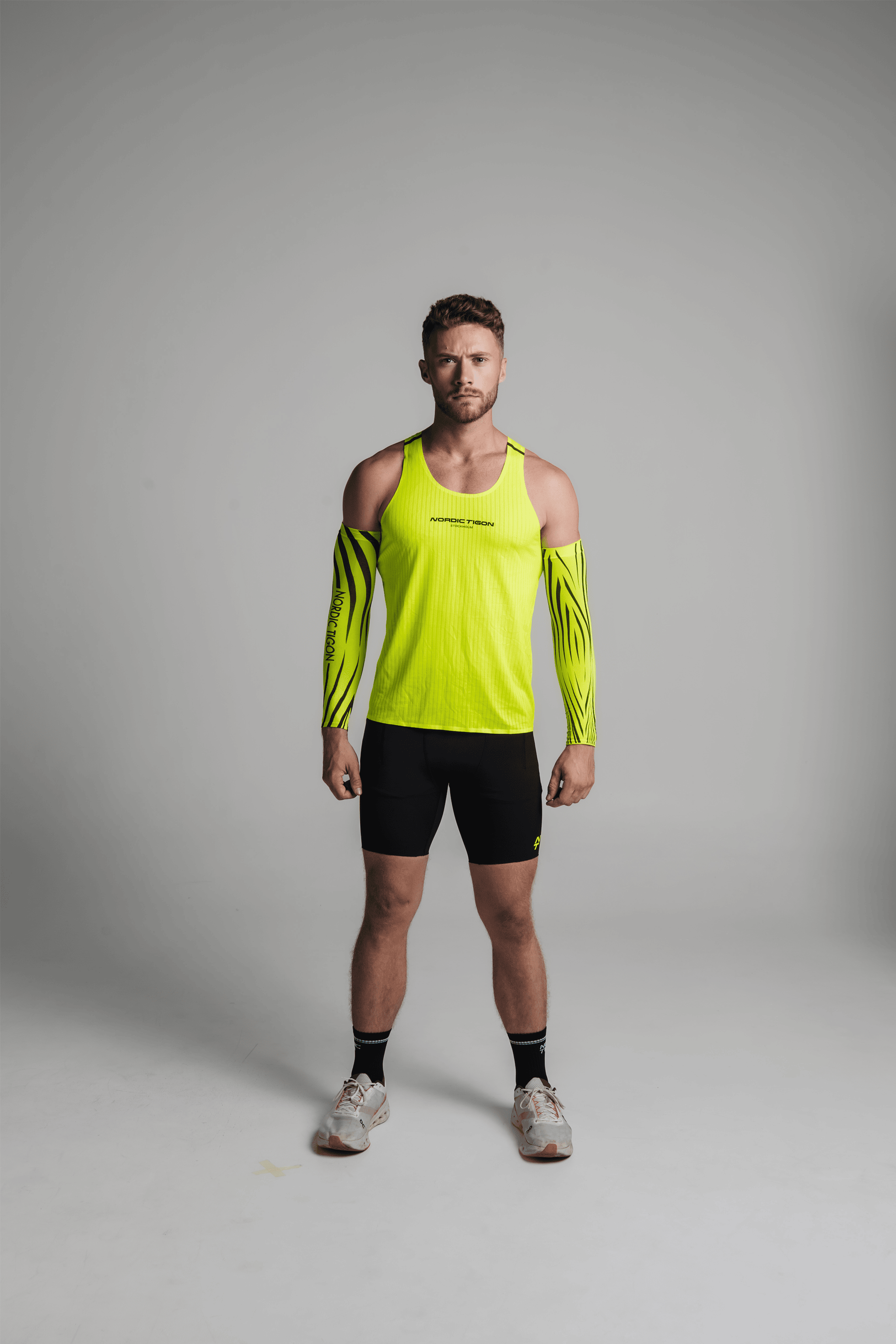 Men's Velocity Tights - Charcoal Black