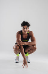 Men's Velocity Tank - Charcoal Black