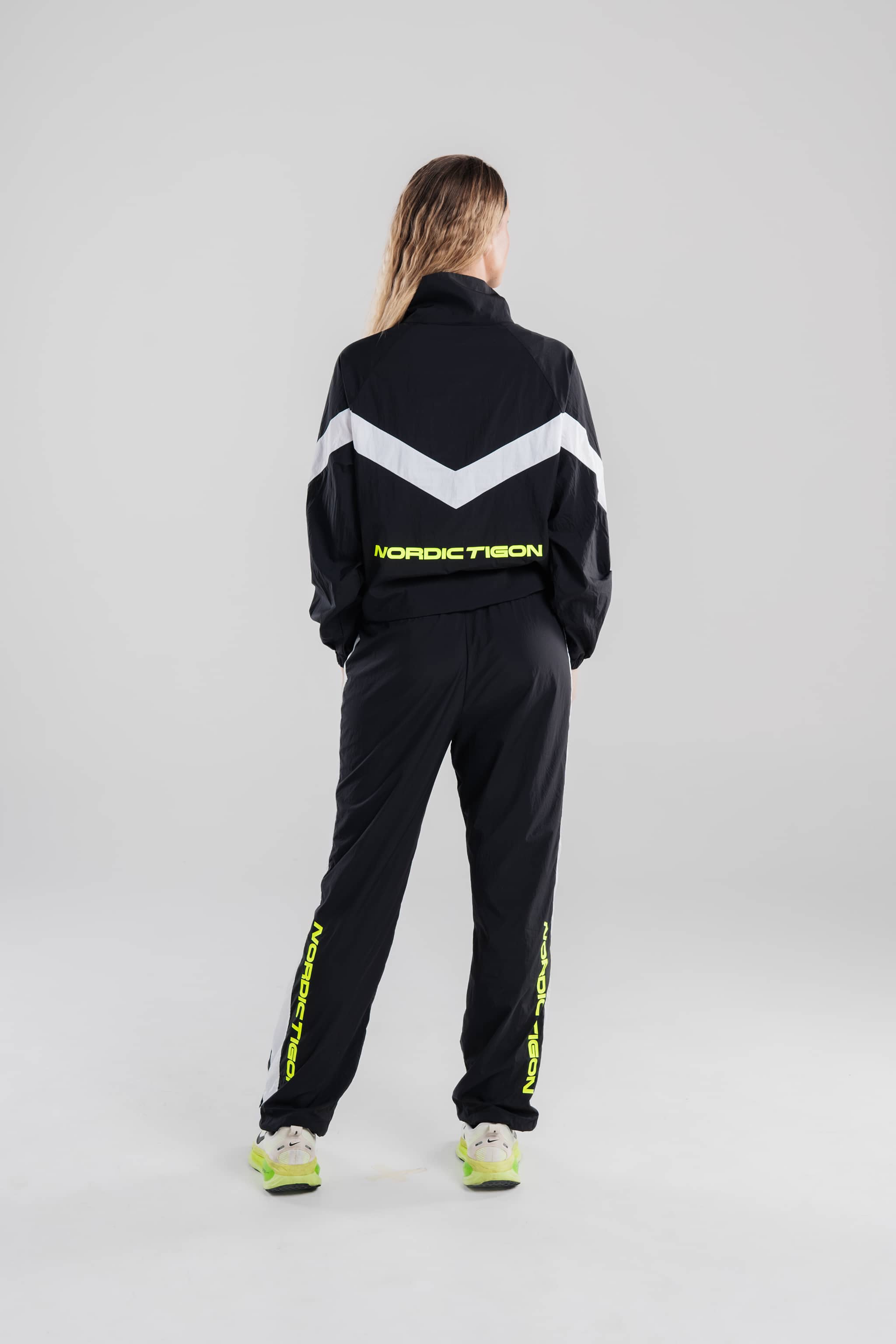 Velocity Unisex Track Suit - Charcoal Black/Lunar White