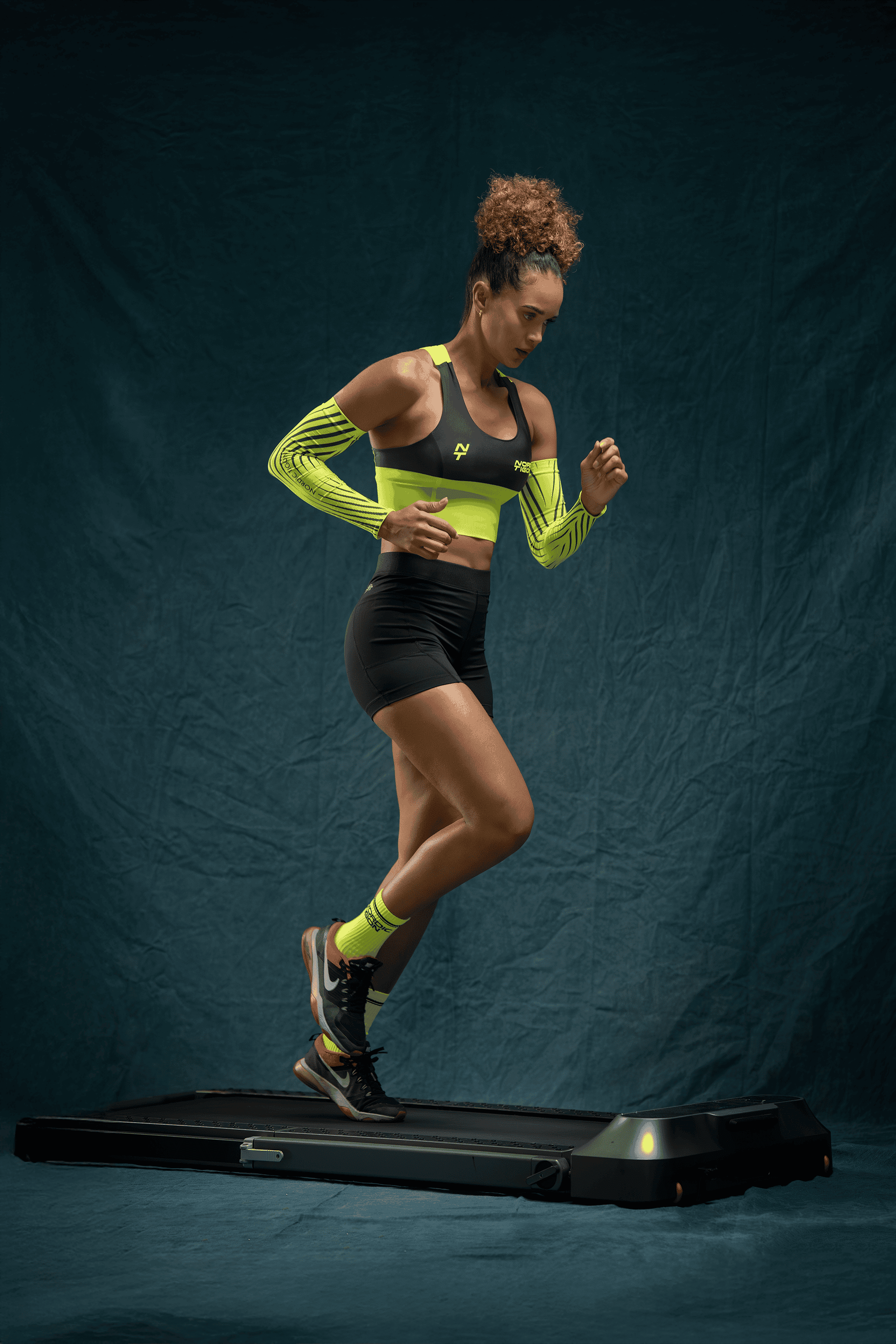 Velocity Compression Sleeves - Flash Yellow - Unisex