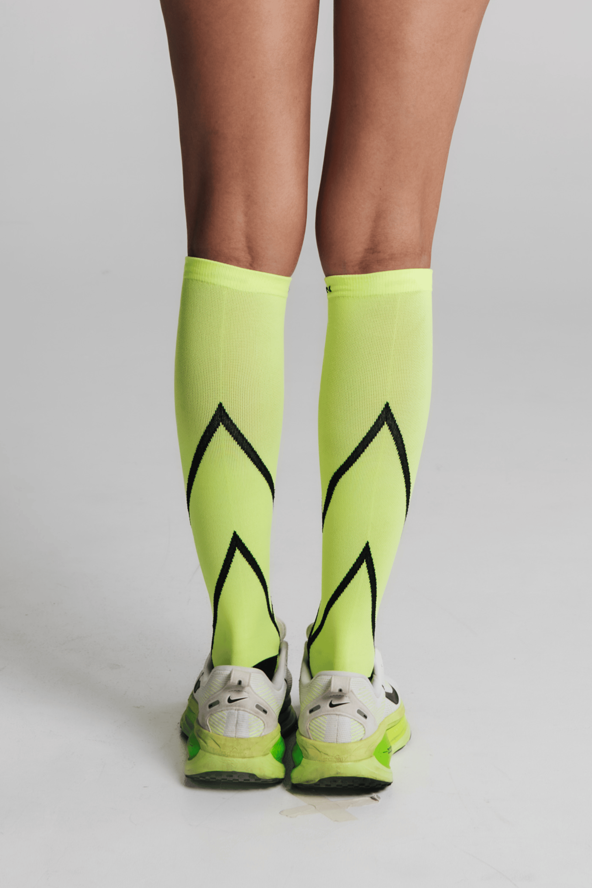 Velocity Compression Socks - Long - Flash Yellow - Unisex