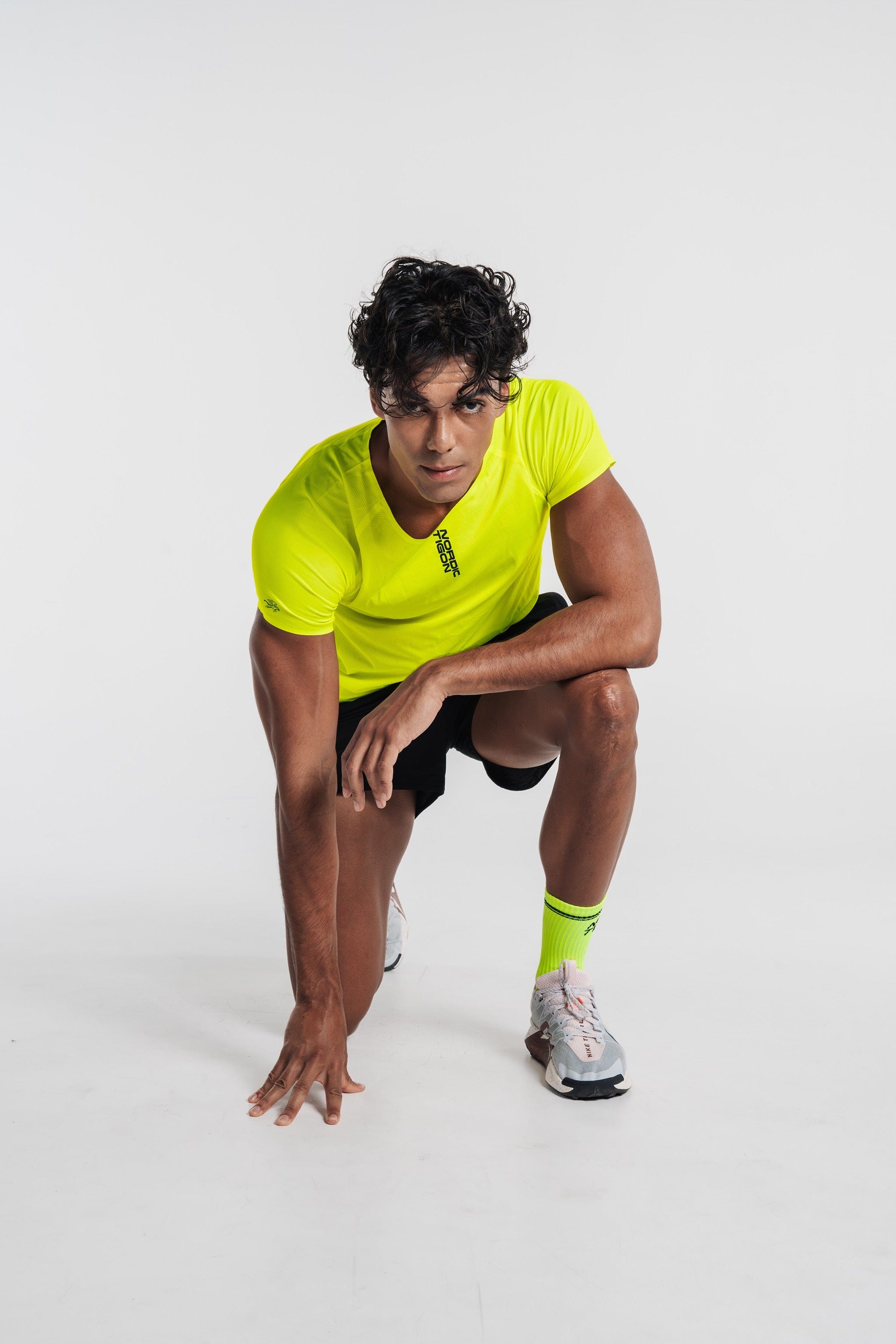 Velocity Compression Socks - Mid - Flash Yellow - Unisex