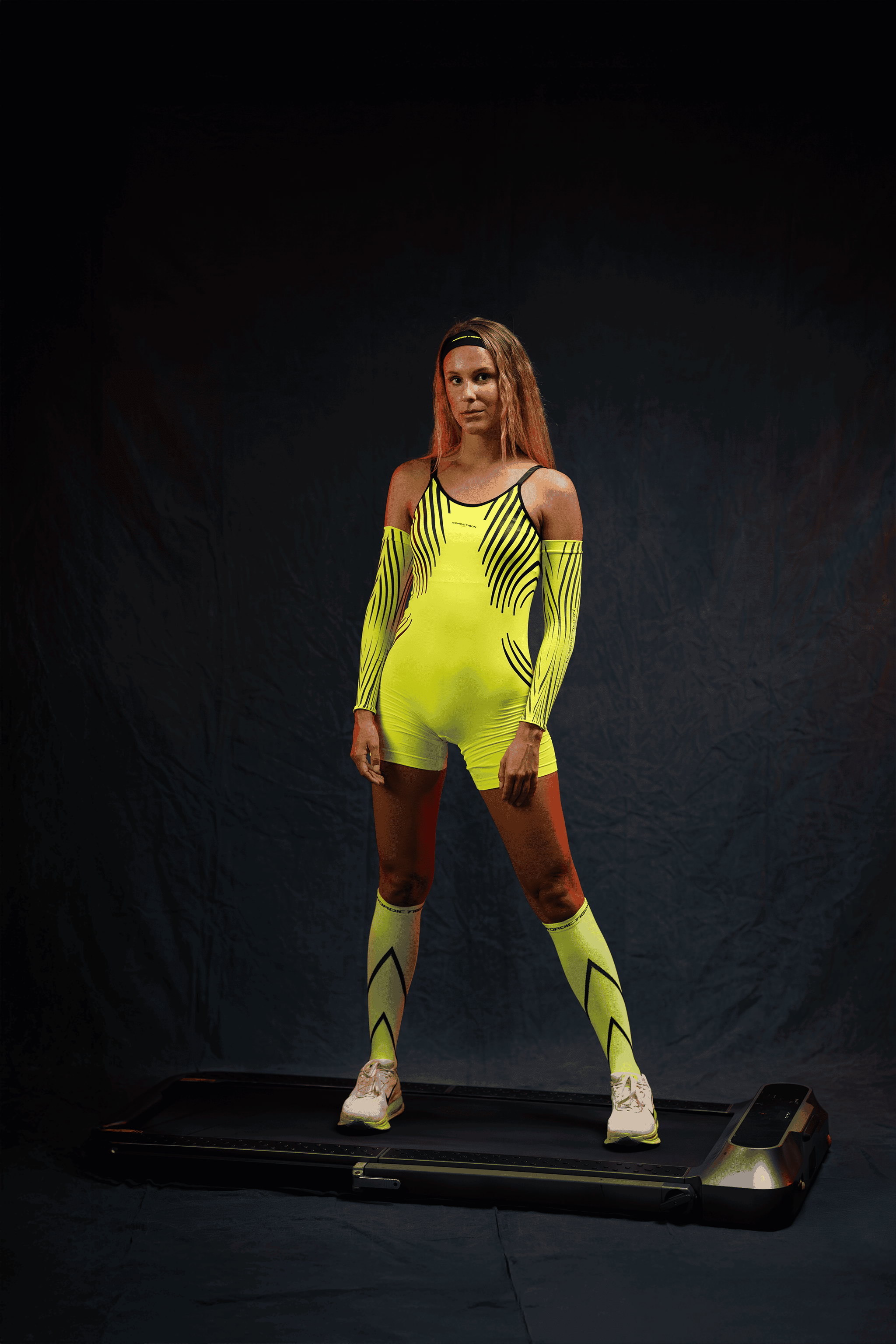 Velocity Compression Socks - Long - Flash Yellow - Unisex