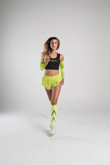 Women's Velocity Cropped Tank - Charcoal Black (BUY 1 GET 1 FREE – ADD 2 TO CART)