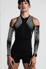 Velocity Compression Sleeves - Charcoal Black - Unisex