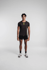 Men's Velocity Fitted Tee - Charcoal Black