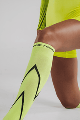 Velocity Compression Socks - Long - Flash Yellow - Unisex
