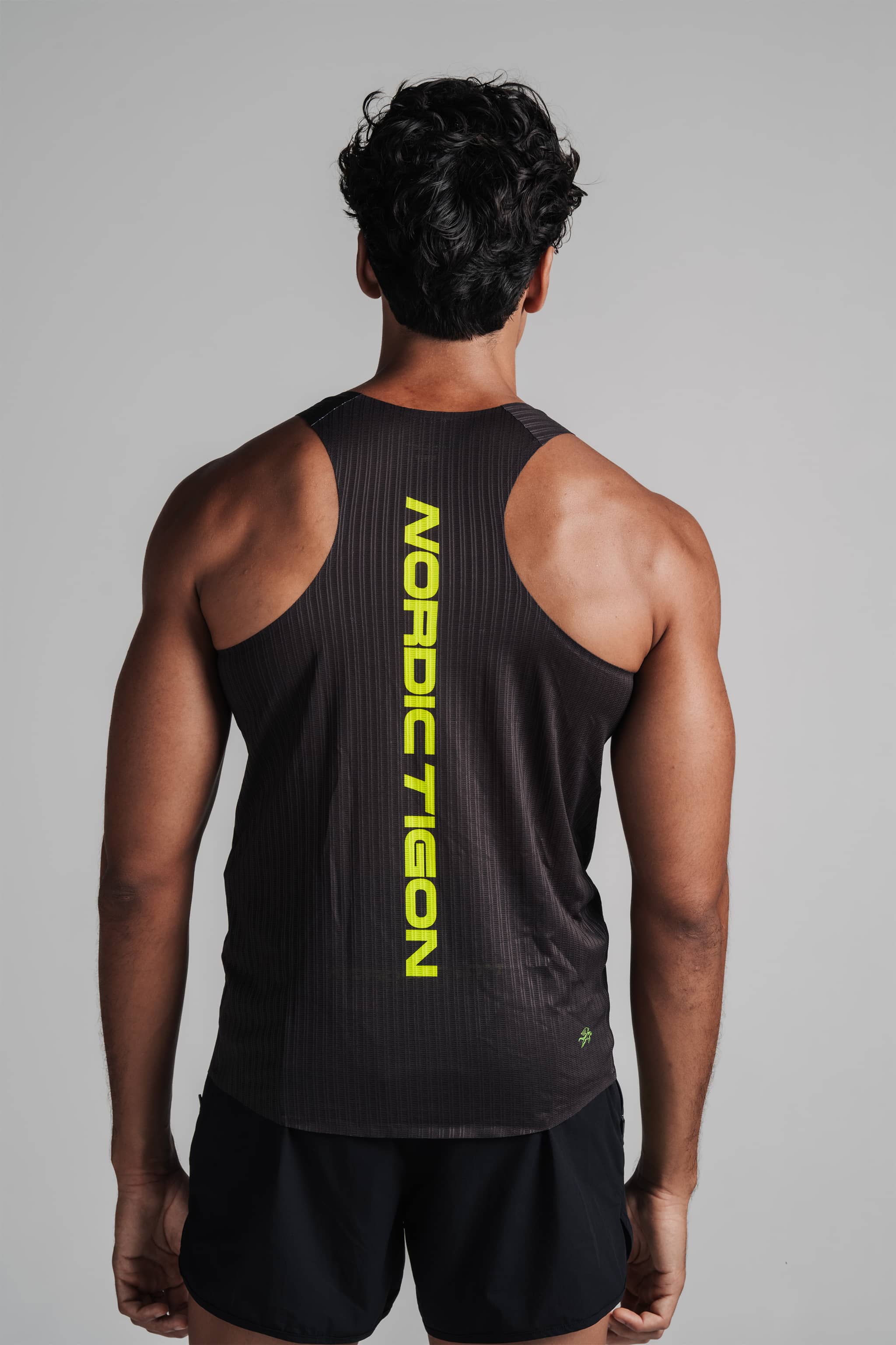 Men's Velocity Tank - Charcoal Black