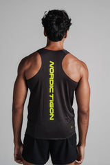 Men's Velocity Tank - Charcoal Black
