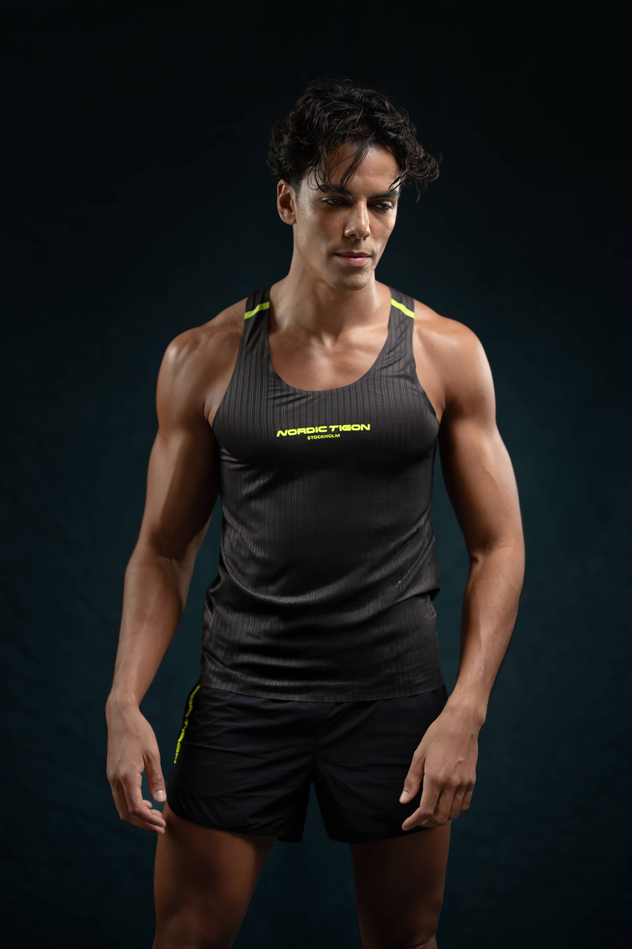 Men's Velocity Tank - Charcoal Black