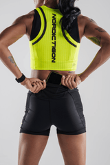 Women's Velocity Tights - Charcoal Black