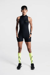 Women's Velocity Core Romper - Charcoal Black