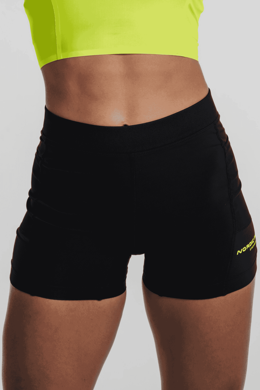 Women's Velocity Tights - Charcoal Black Nordic Tigon Running Tights