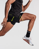 Men's Velocity Flow Shorts - Charcoal Black Nordic Tigon Shorts