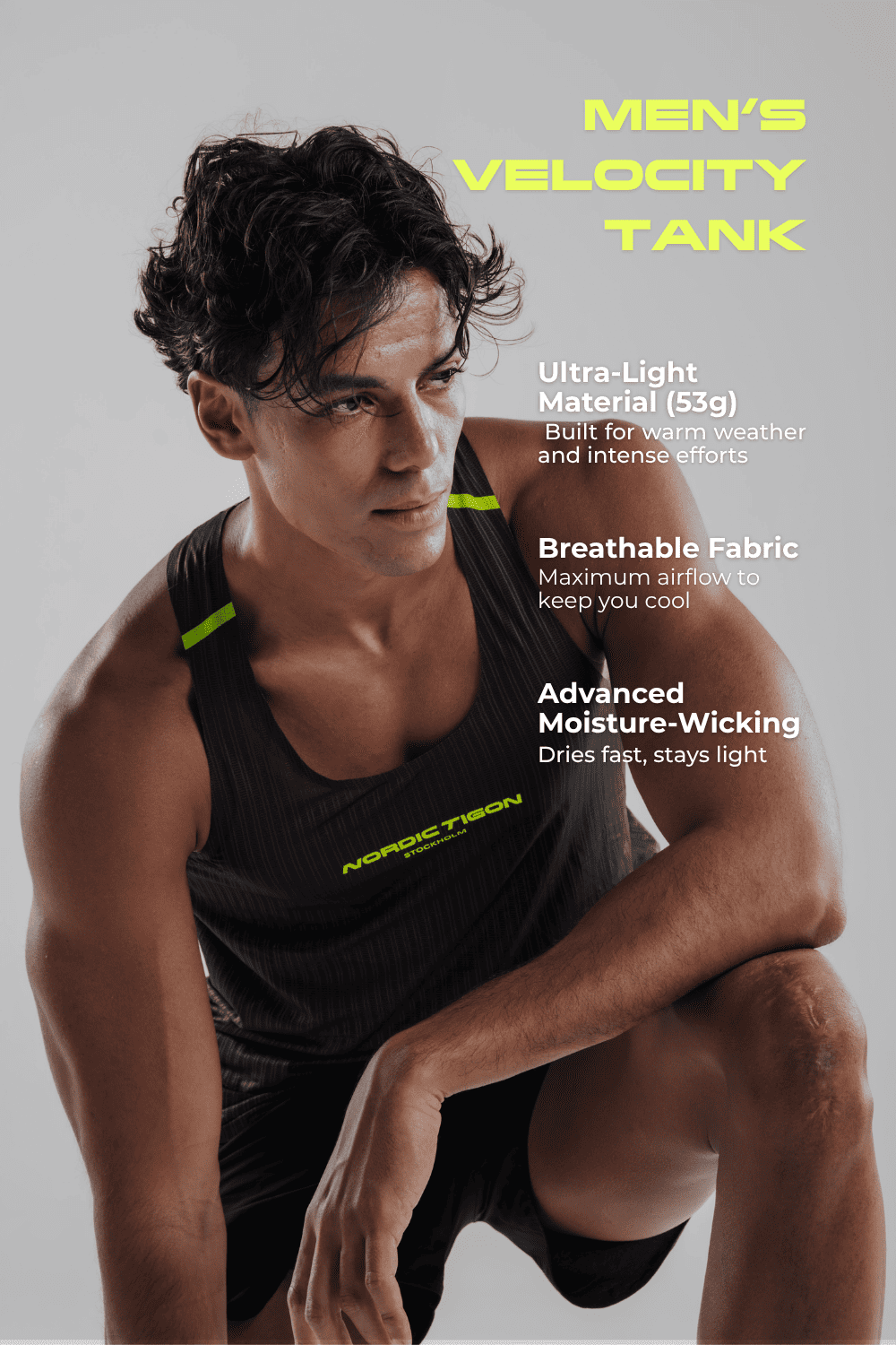 Men's Velocity Tank Nordic Tigon Tank Top