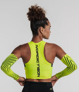 Women's Velocity Flash Cropped Tank Nordic Tigon Tank Top