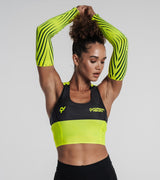 Women's Velocity Flash Cropped Tank Nordic Tigon Tank Top