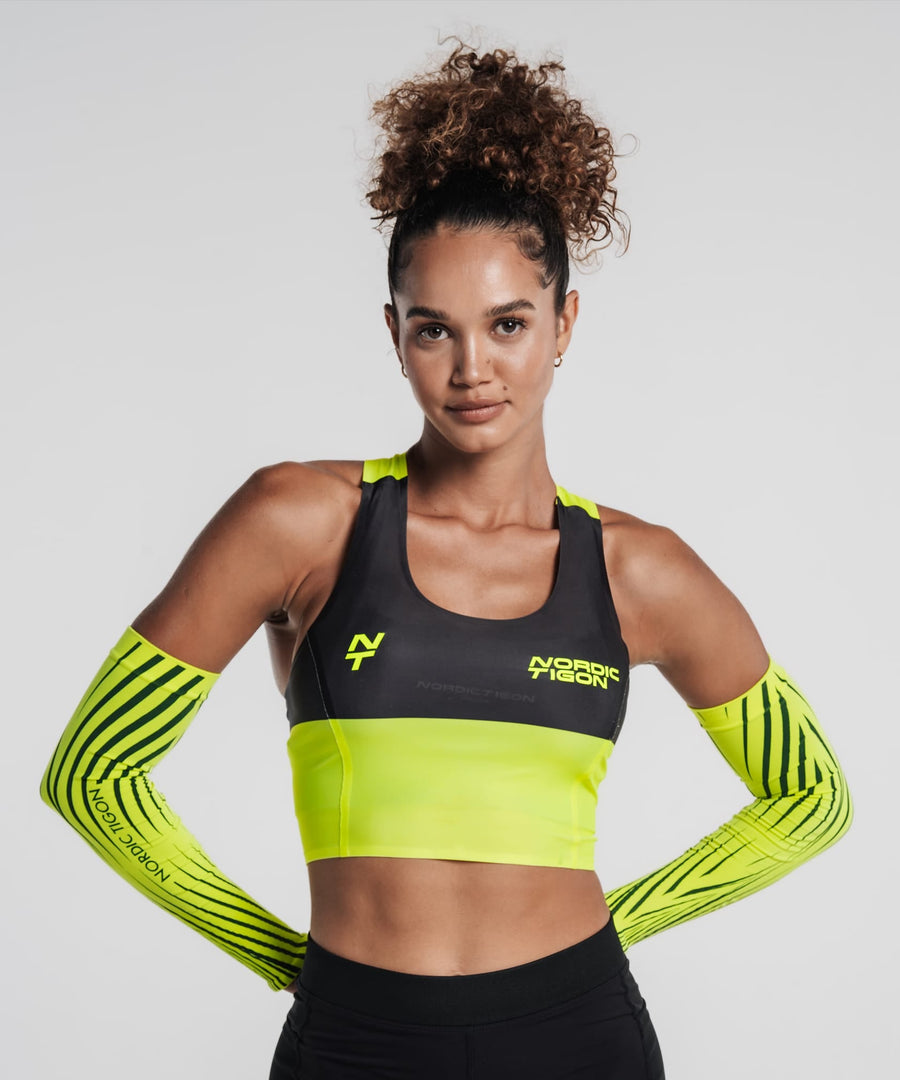 Women's Velocity Flash Cropped Tank Nordic Tigon Tank Top